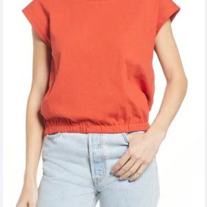 Madewell Red Banded Muscle Tee XS